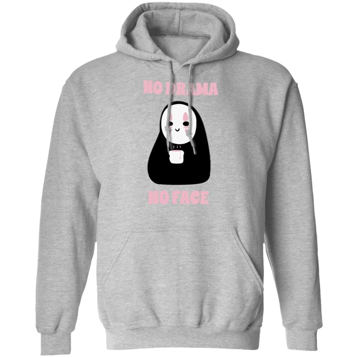 No Drama, No Face Hoodie Unisex 11 No Drama, No Face Hoodie Unisex - Image 11
