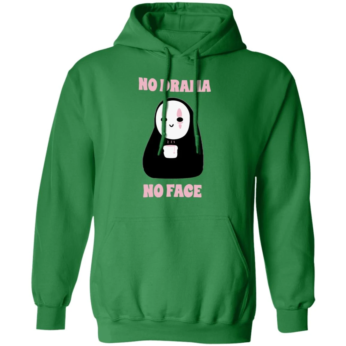 No Drama, No Face Hoodie Unisex 6 No Drama, No Face Hoodie Unisex - Image 6