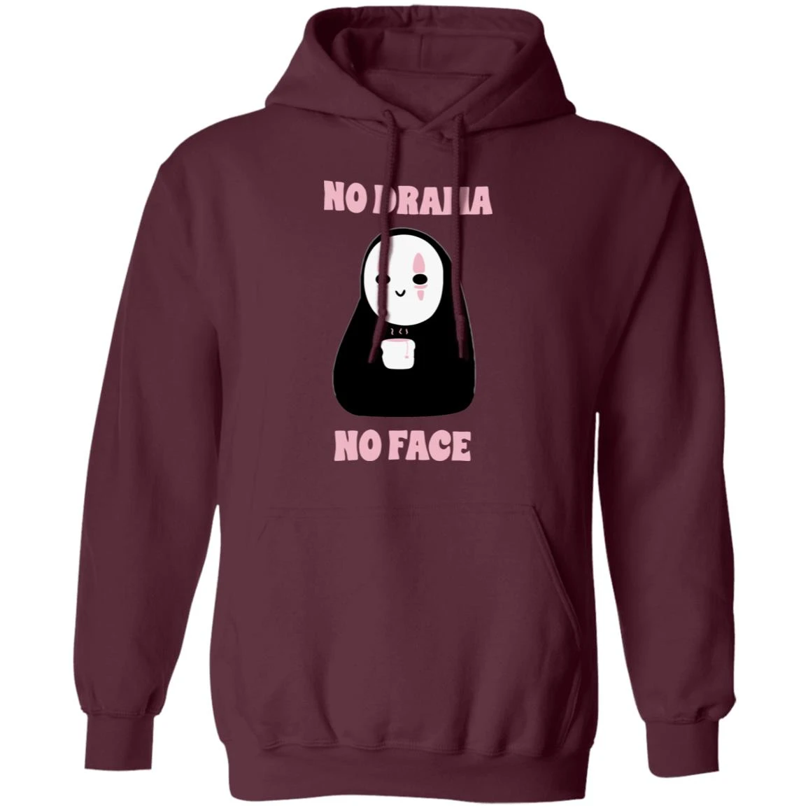 No Drama, No Face Hoodie Unisex 9 No Drama, No Face Hoodie Unisex - Image 9