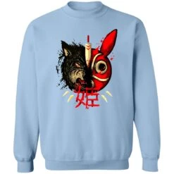 Princess Mononoke Mask & Wolf Sweatshirt 23 Princess Mononoke Mask & Wolf Sweatshirt -Ghibli redirect12012020121210 7