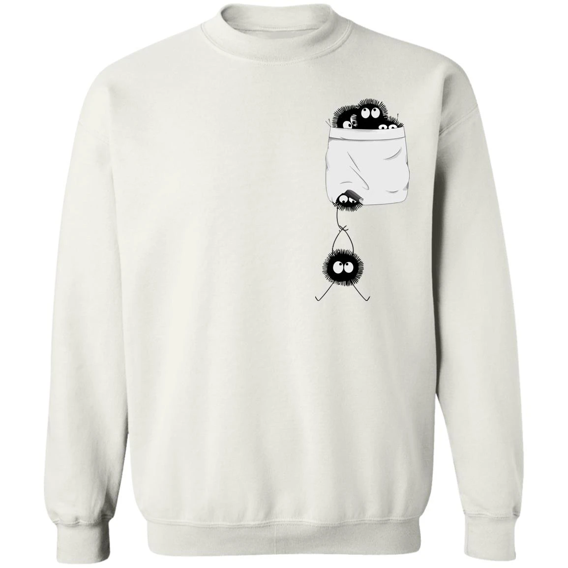 Spirited Away – Soot Ball In Pocket Sweatshirt 10 Spirited Away – Soot Ball In Pocket Sweatshirt - Image 10