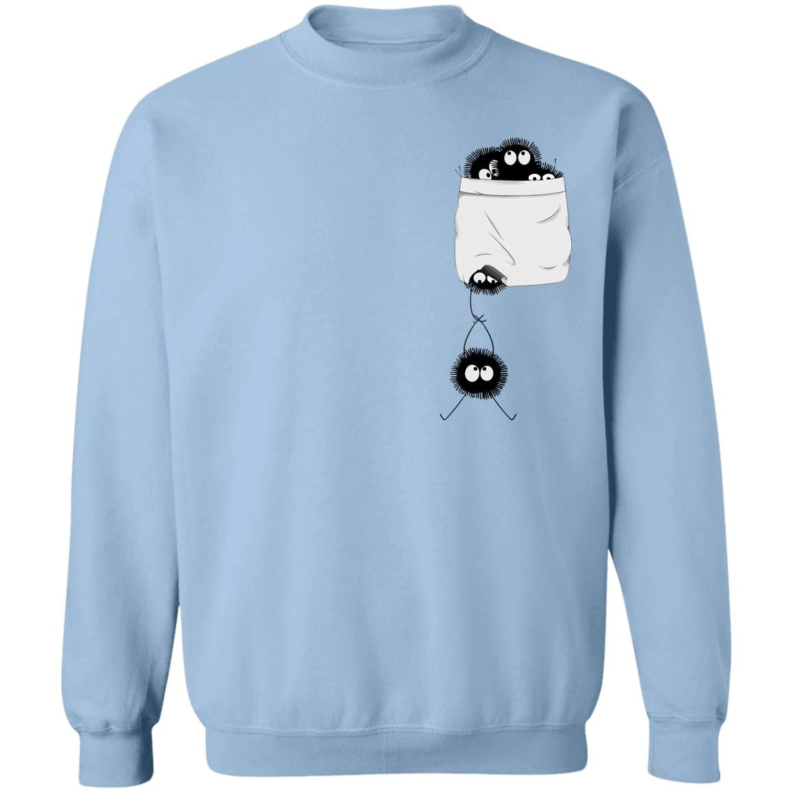 Spirited Away – Soot Ball In Pocket Sweatshirt 16 Spirited Away – Soot Ball In Pocket Sweatshirt - Image 16
