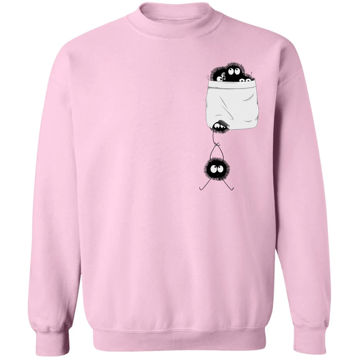 Spirited Away – Soot Ball In Pocket Sweatshirt 8 Spirited Away – Soot Ball In Pocket Sweatshirt - Image 8