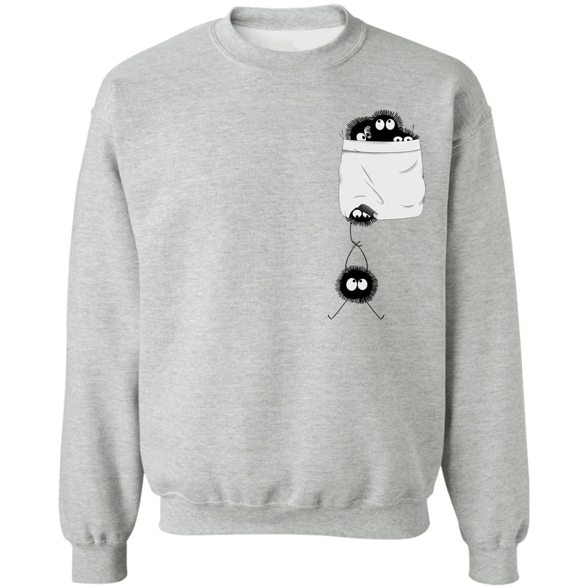 Spirited Away – Soot Ball In Pocket Sweatshirt 9 Spirited Away – Soot Ball In Pocket Sweatshirt - Image 9