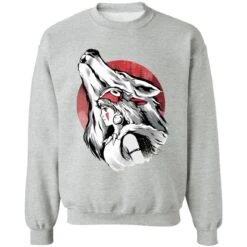 Princess Mononoke – Red Moon Sweatshirt -Ghibli redirect12042020131252