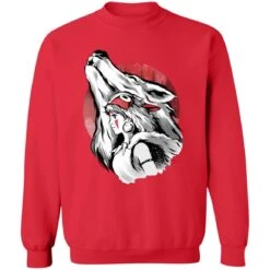 Princess Mononoke – Red Moon Sweatshirt -Ghibli redirect12042020131252 5 1