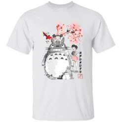 Totoro And The Girls By Sakura Flower T Shirt -Ghibli redirect12052020001218 1 1
