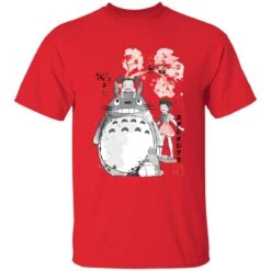 Totoro And The Girls By Sakura Flower T Shirt -Ghibli redirect12052020001218 8