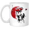 Princess Mononoke And The Red Moon Mug