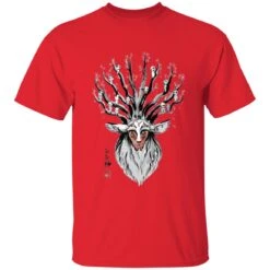 Princess Mononoke – Shishigami And Sakura T Shirt -Ghibli redirect12062020021252 7 1