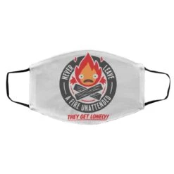 Howl’s Moving Castle – Never Leave A Fire Face Mask