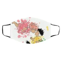 Ponyo And Sosuke Colorful Face Mask