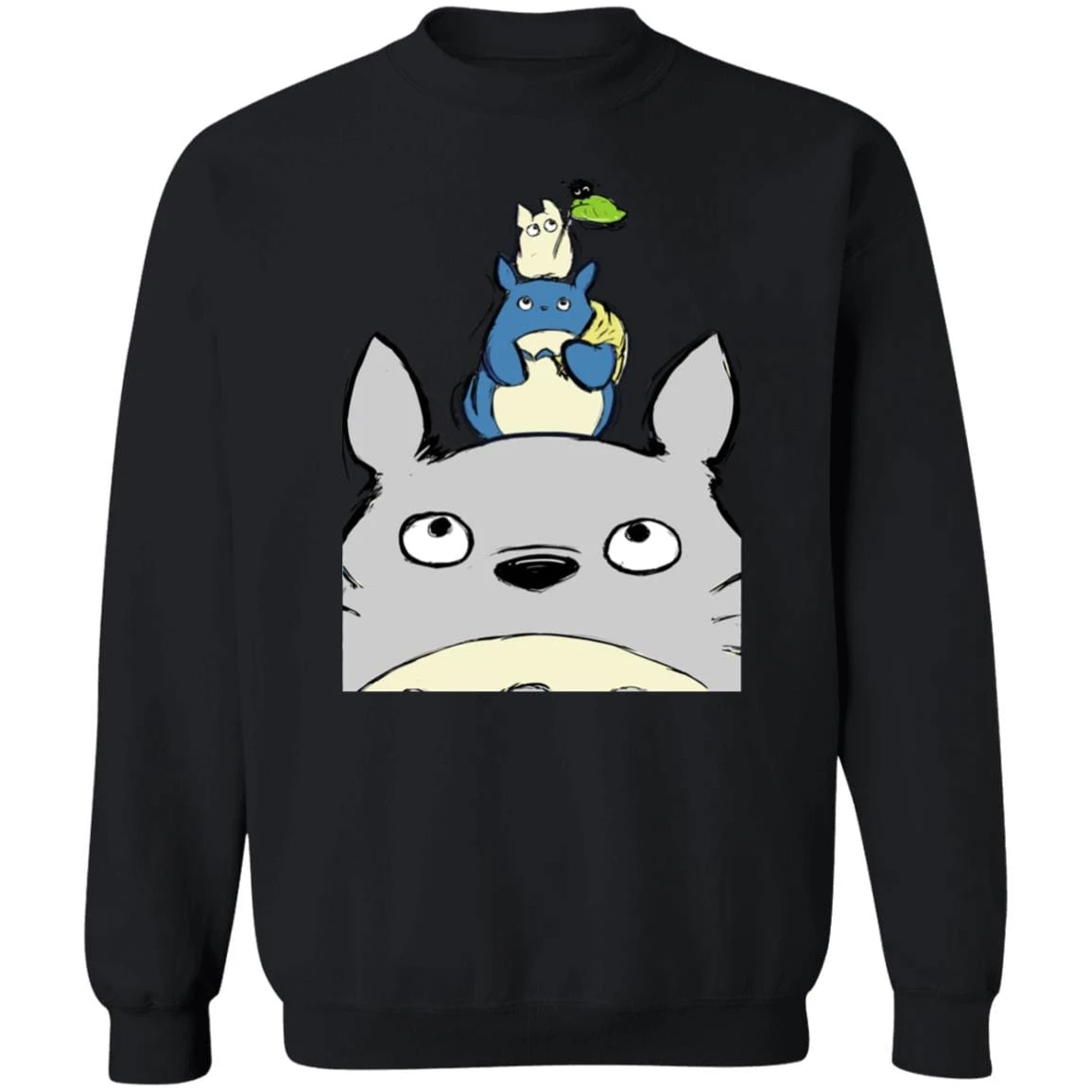 Totoro Family Sweatshirt 11 Totoro Family Sweatshirt - Image 11