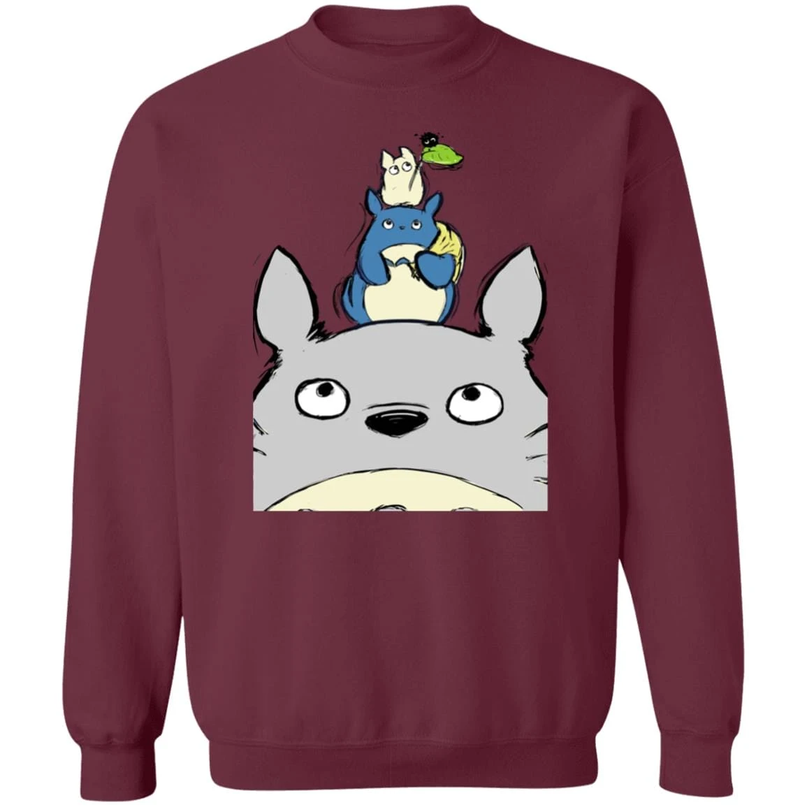 Totoro Family Sweatshirt 12 Totoro Family Sweatshirt - Image 12