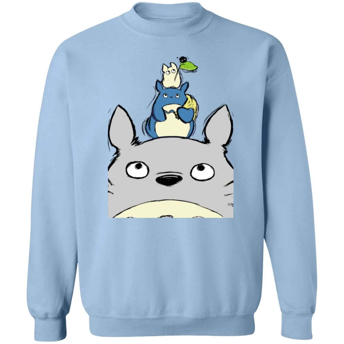 Totoro Family Sweatshirt 16 Totoro Family Sweatshirt - Image 16