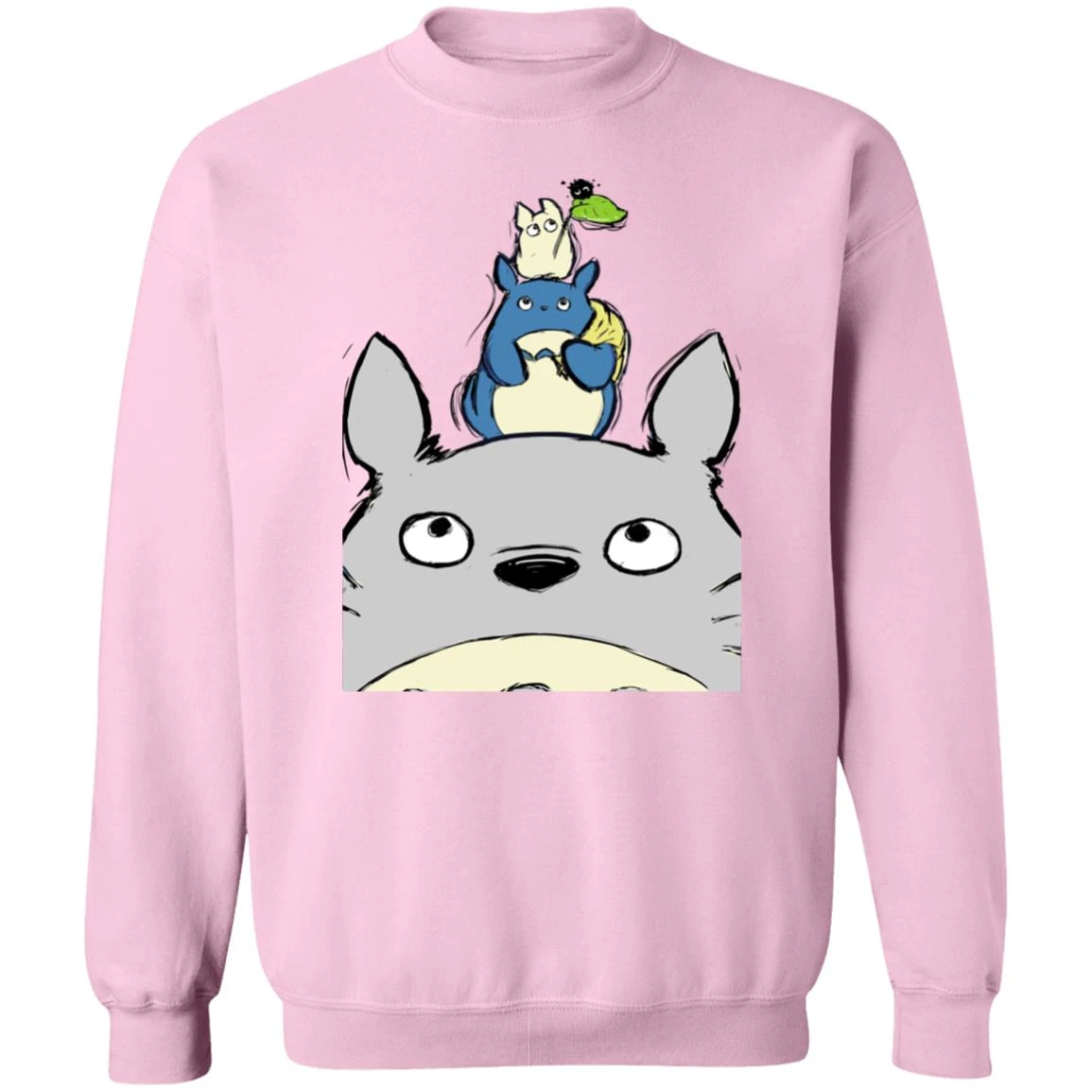 Totoro Family Sweatshirt 17 Totoro Family Sweatshirt - Image 17
