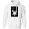 My Neighbor Totoro By The Moon Black & White Hoodie Unisex