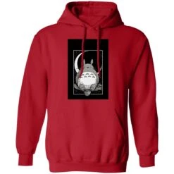 My Neighbor Totoro By The Moon Black & White Hoodie Unisex -Ghibli redirect12102020081203 8 1