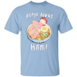 Ponyo Loves Ham T Shirt -Ghibli redirect12102020081230