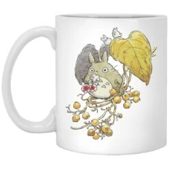 Mini Totoro And The Leaves Mug -Ghibli redirect12102021071230 2