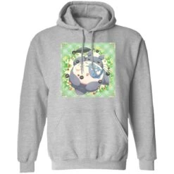 Sleeping Totoro With Umbrella Hoodie