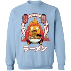 Howl’s Moving Castle – Calcifer Loves Ramen Sweatshirt -Ghibli redirect12132020041210 1 1