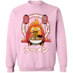 Howl’s Moving Castle – Calcifer Loves Ramen Sweatshirt -Ghibli redirect12132020041210 2 1
