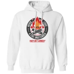 Howl’s Moving Castle – Never Leave A Fire Hoodie