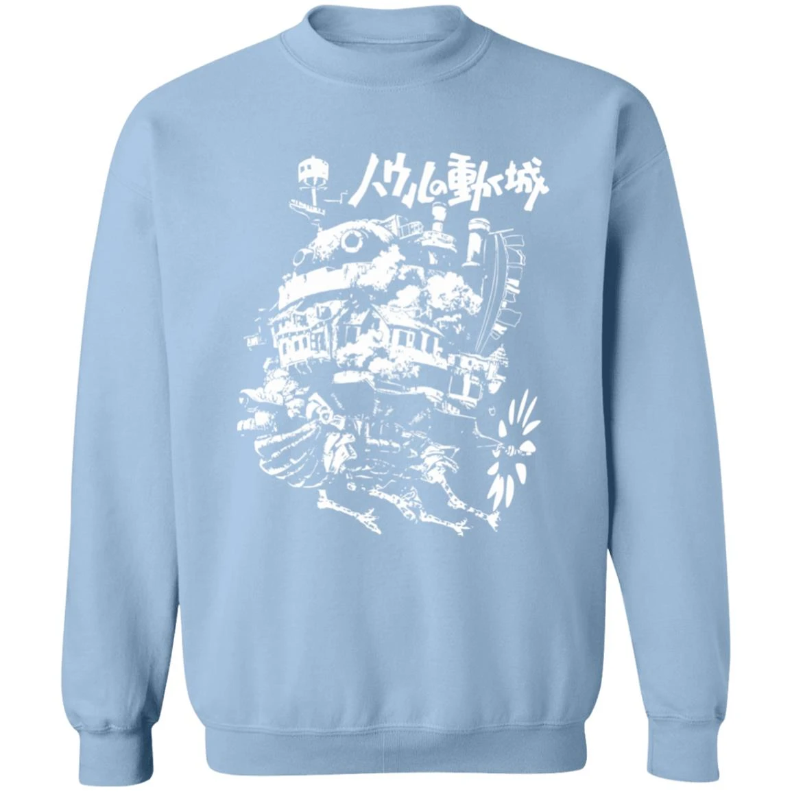 Howl’s Castle In Black And White Sweatshirt 16 Howl’s Castle In Black And White Sweatshirt - Image 16