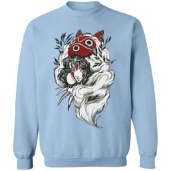 Princess Mononoke Black And White Fanart Sweatshirt -Ghibli redirect12132021041208 3 1