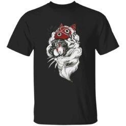 Princess Mononoke Black And White Fanart T Shirt -Ghibli redirect12132021041233 2