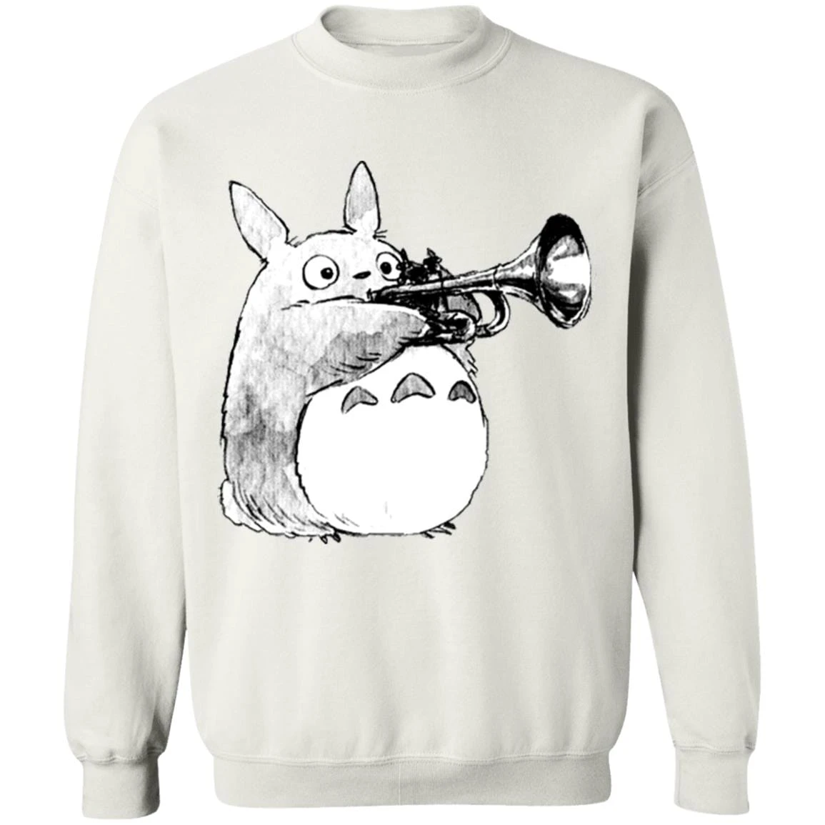 Totoro And The Trumpet Sweatshirt 10 Totoro And The Trumpet Sweatshirt - Image 10