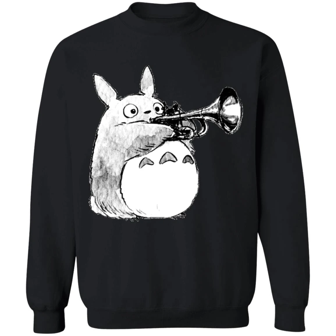 Totoro And The Trumpet Sweatshirt 11 Totoro And The Trumpet Sweatshirt - Image 11