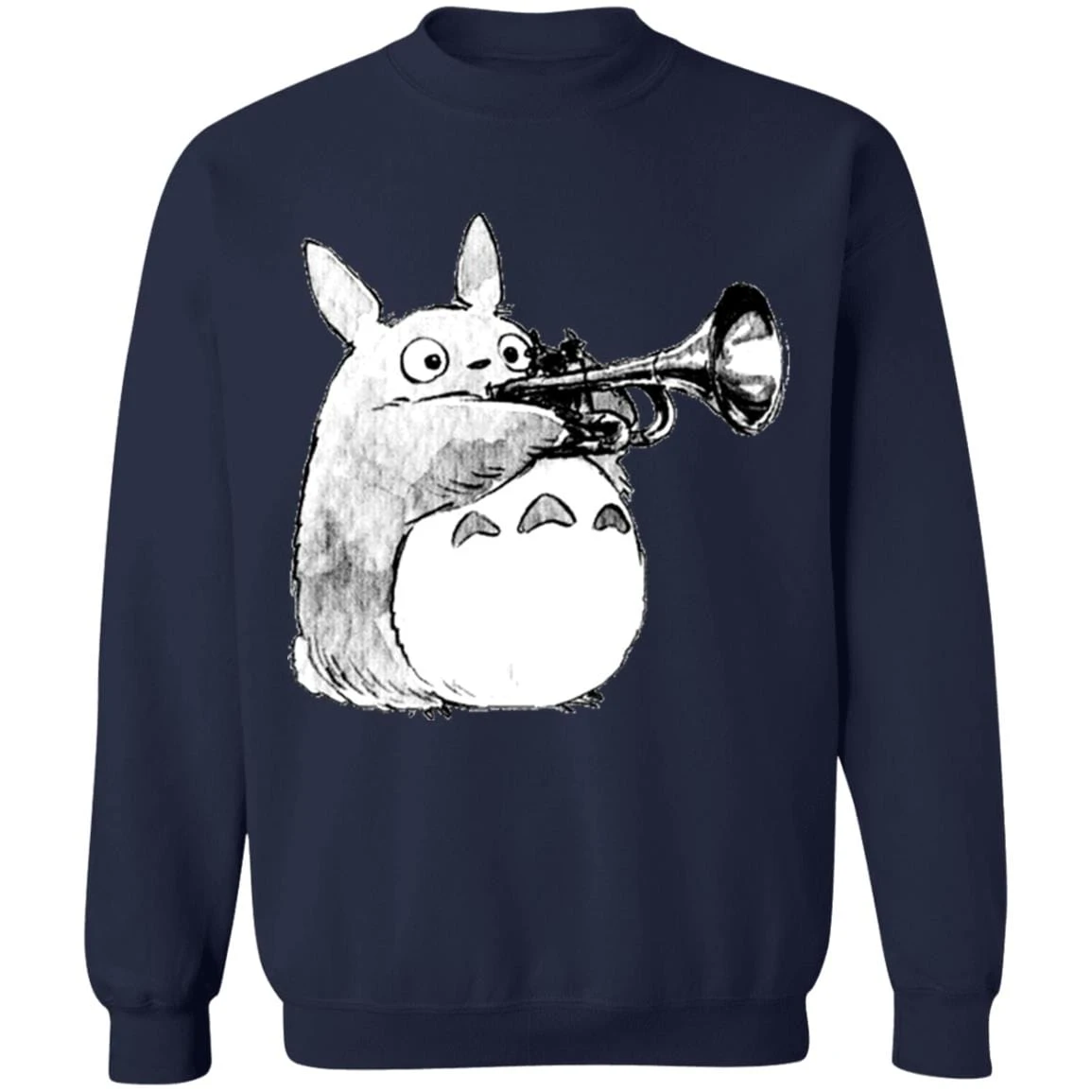 Totoro And The Trumpet Sweatshirt 4 Totoro And The Trumpet Sweatshirt - Image 4