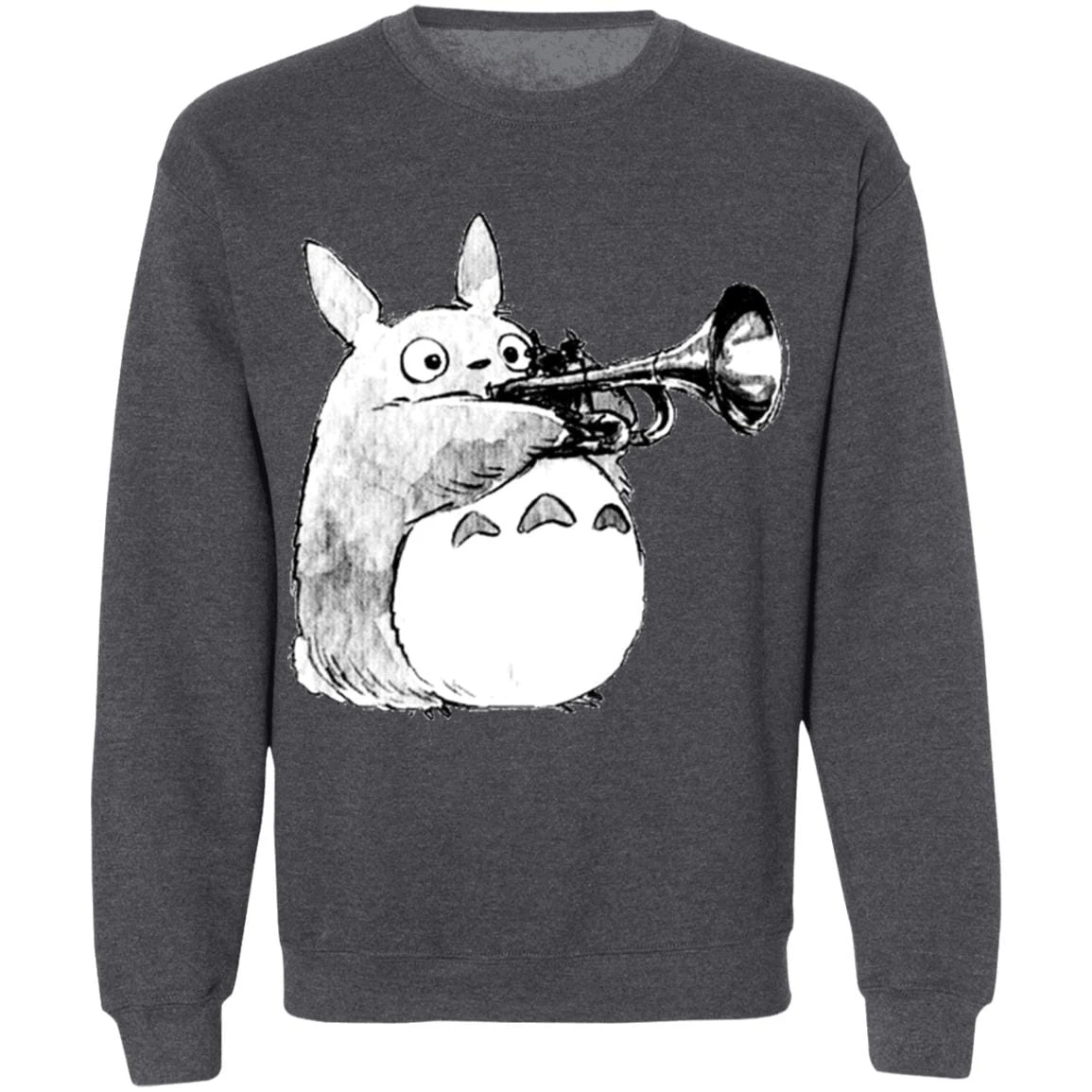 Totoro And The Trumpet Sweatshirt 6 Totoro And The Trumpet Sweatshirt - Image 6