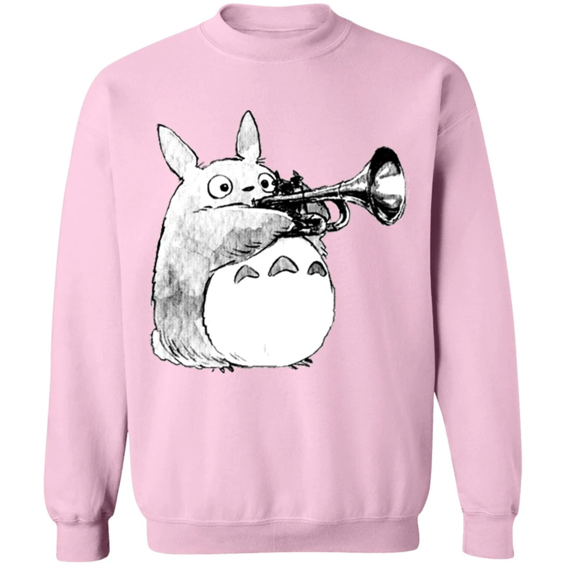 Totoro And The Trumpet Sweatshirt 17 Totoro And The Trumpet Sweatshirt - Image 17