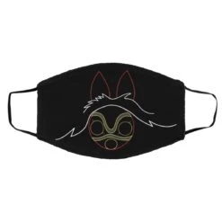 Princess Mononoke Minimalist Face Mask