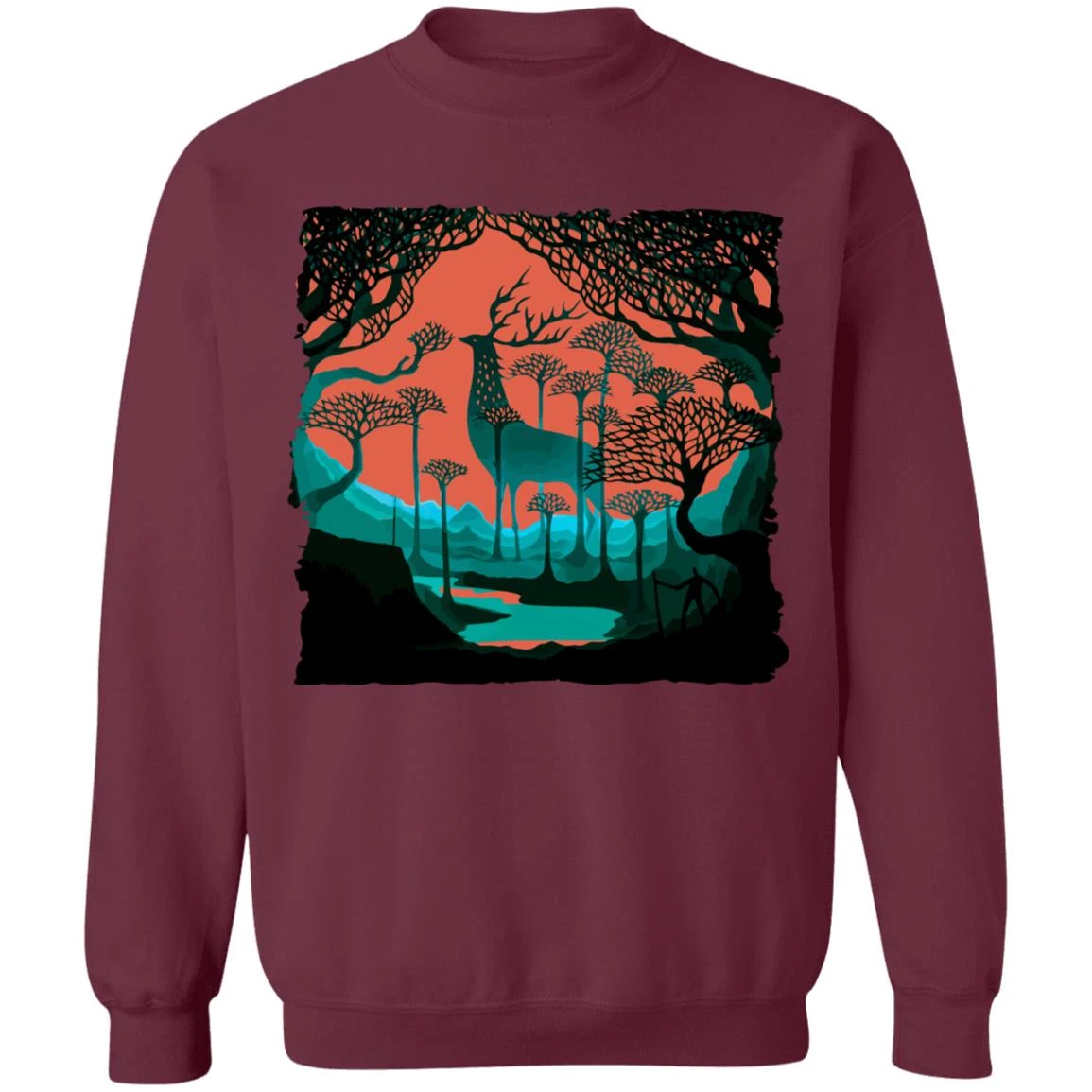 Princess Mononoke – Shishigami Of The Forest Sweatshirt Unisex 12 Princess Mononoke – Shishigami Of The Forest Sweatshirt Unisex - Image 12