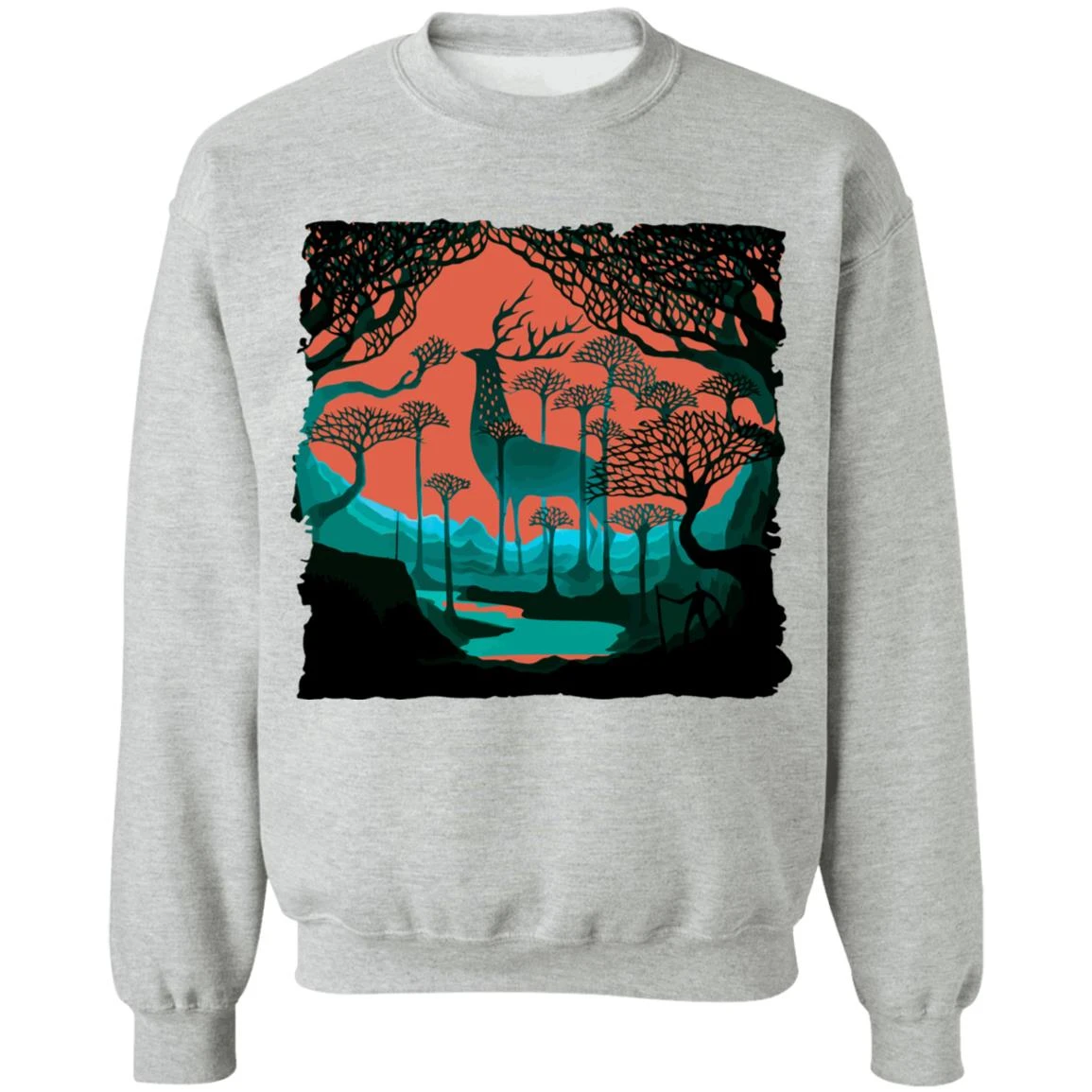 Princess Mononoke – Shishigami Of The Forest Sweatshirt Unisex 9 Princess Mononoke – Shishigami Of The Forest Sweatshirt Unisex - Image 9