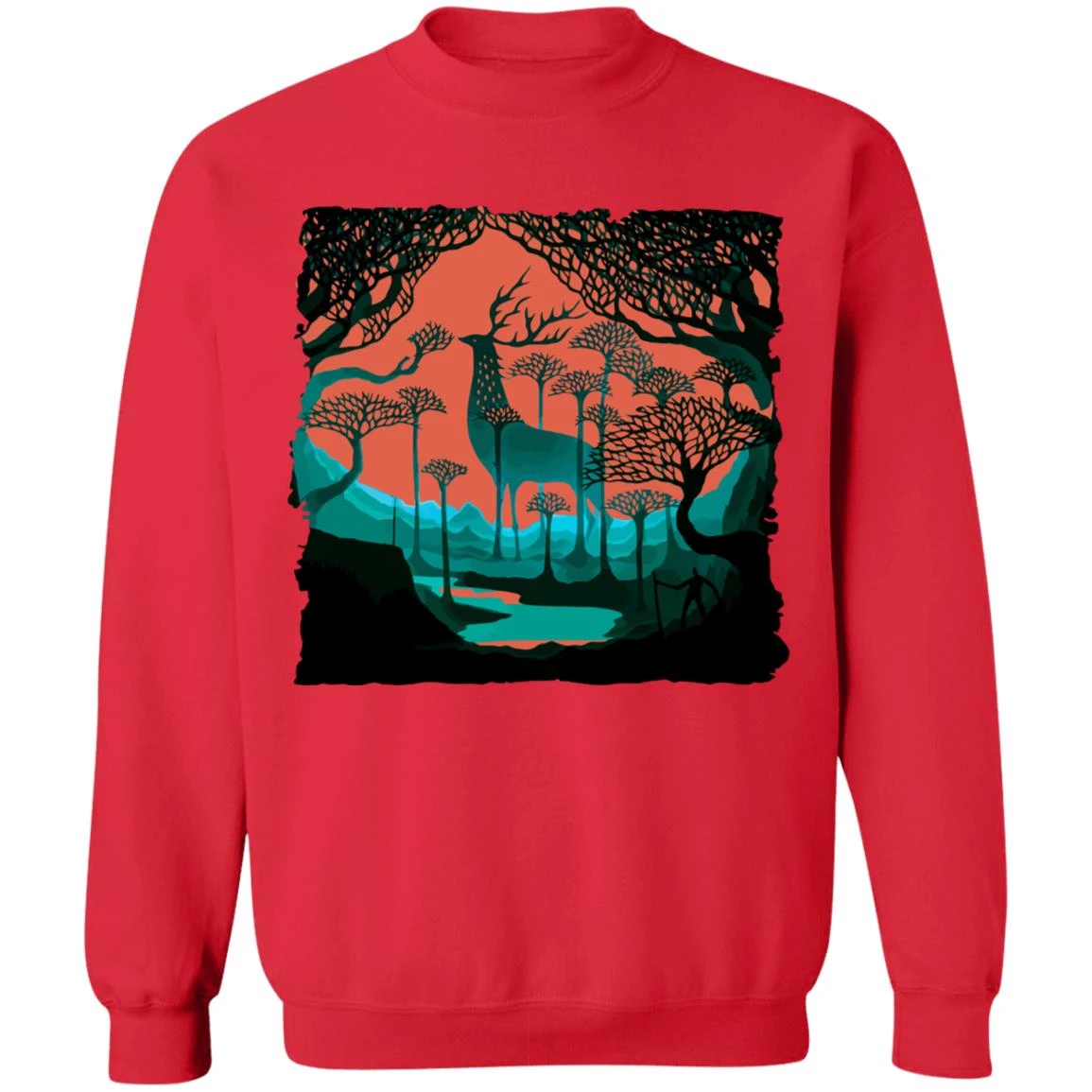 Princess Mononoke – Shishigami Of The Forest Sweatshirt Unisex 5 Princess Mononoke – Shishigami Of The Forest Sweatshirt Unisex - Image 5