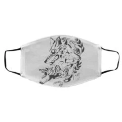 Princess Mononoke And The Wolf Creative Art Face Mask