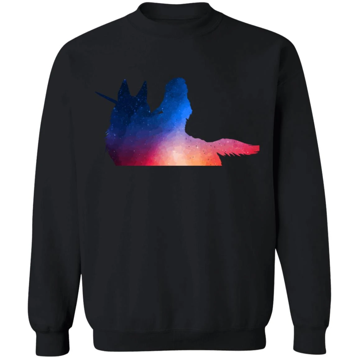 Princess Mononoke Rainbow Style Sweatshirt 11 Princess Mononoke Rainbow Style Sweatshirt - Image 11