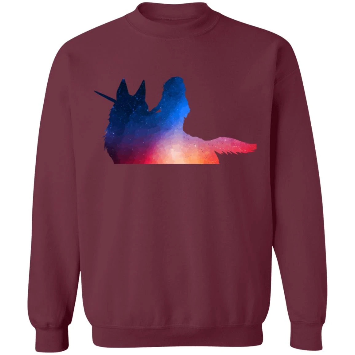 Princess Mononoke Rainbow Style Sweatshirt 12 Princess Mononoke Rainbow Style Sweatshirt - Image 12