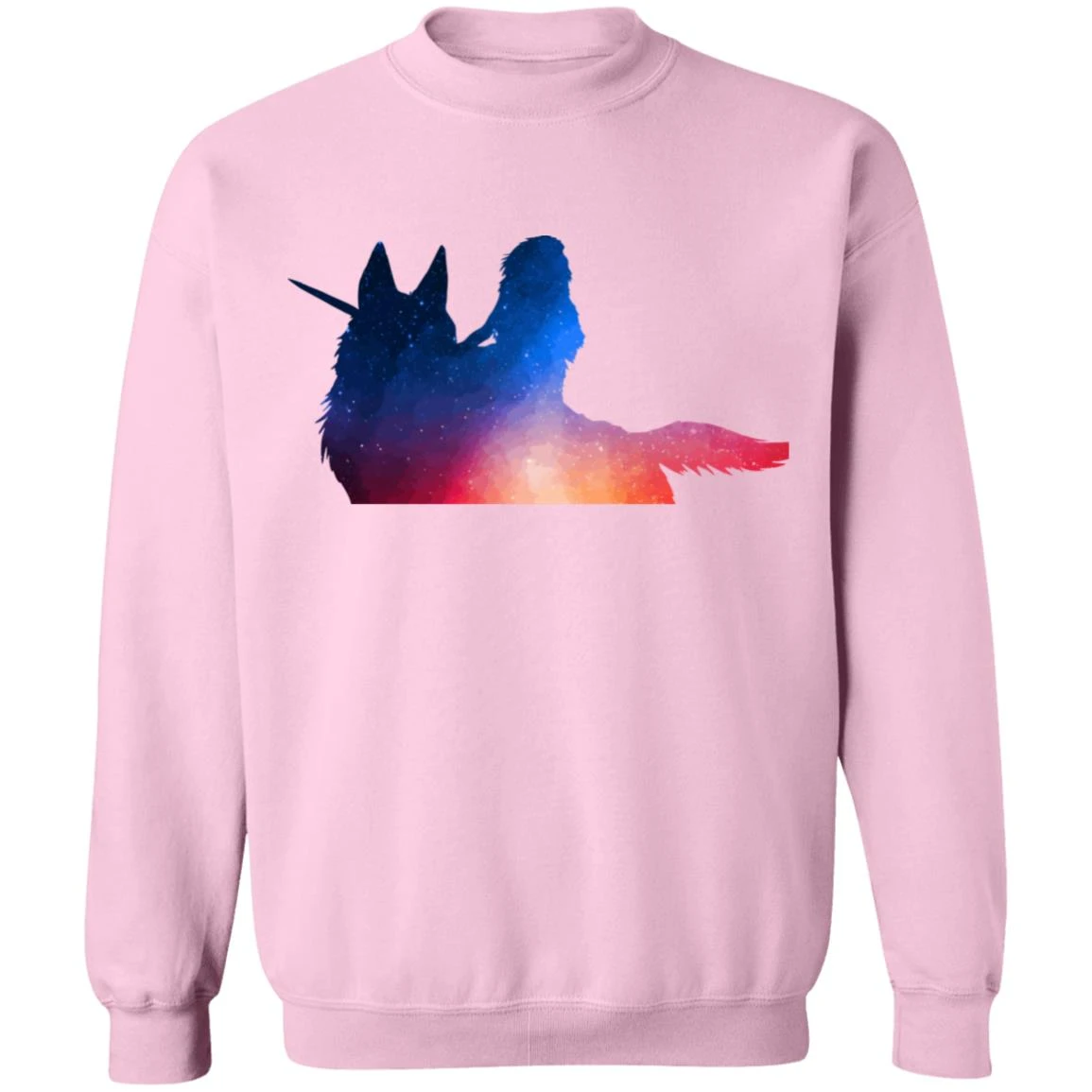 Princess Mononoke Rainbow Style Sweatshirt 17 Princess Mononoke Rainbow Style Sweatshirt - Image 17