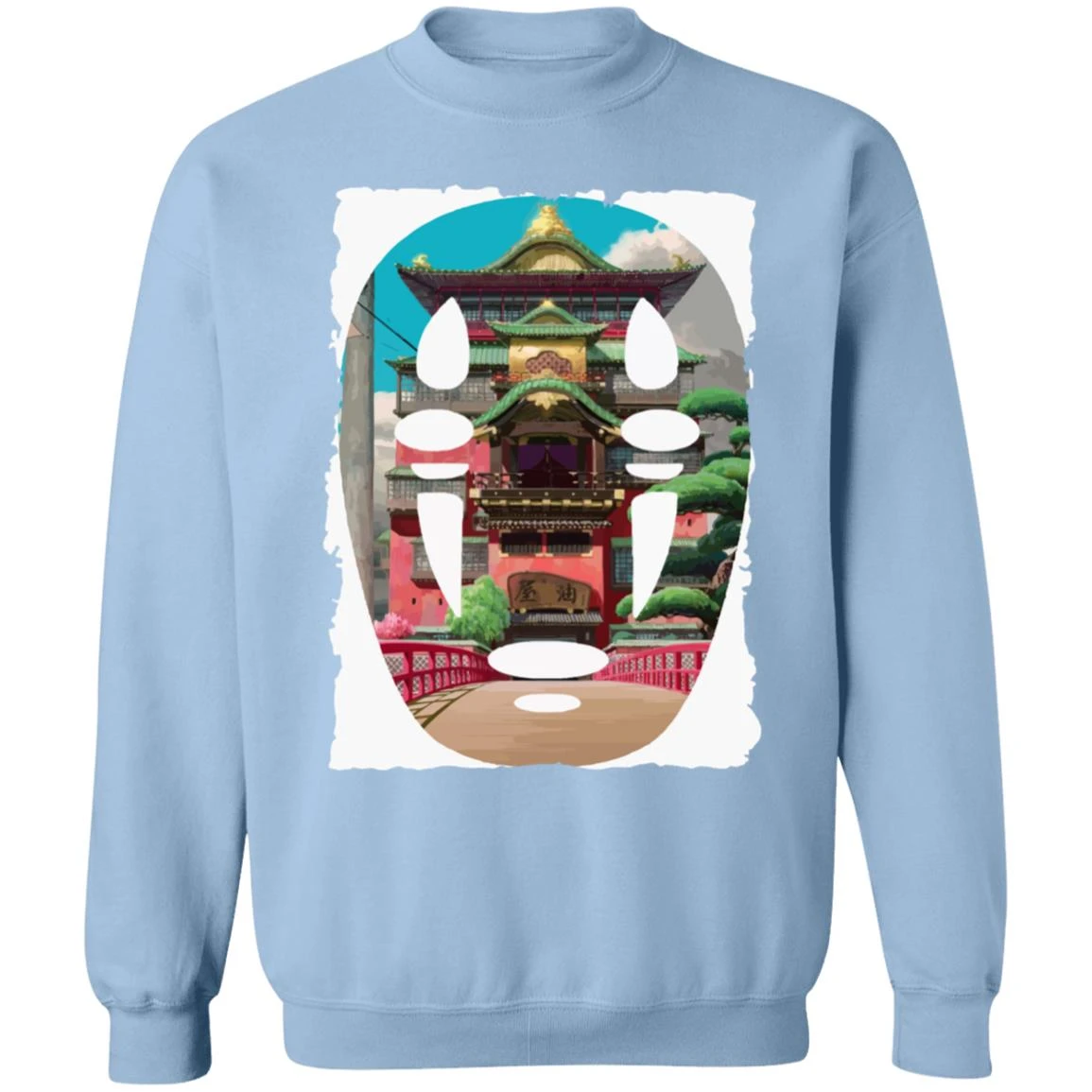 Spirited Away – The Bathhouse Ft. No Face Sweatshirt 7 Spirited Away – The Bathhouse Ft. No Face Sweatshirt - Image 7