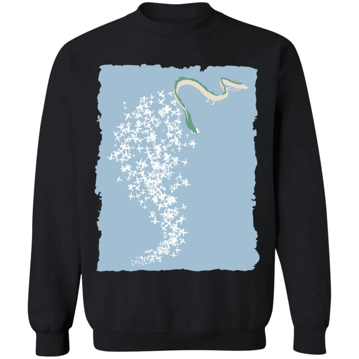 Spirited Away – Flying Haku Dragon Sweatshirt 11 Spirited Away – Flying Haku Dragon Sweatshirt - Image 11