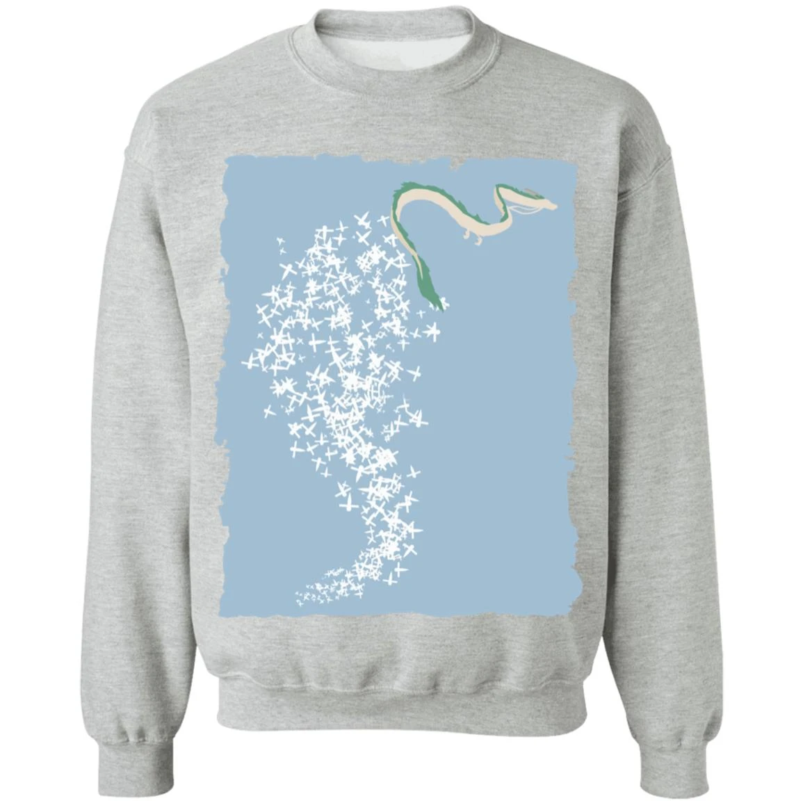 Spirited Away – Flying Haku Dragon Sweatshirt 9 Spirited Away – Flying Haku Dragon Sweatshirt - Image 9