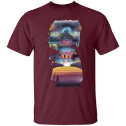 Spirited Away – Sen And The Bathhouse Cutout Colorful T Shirt -Ghibli redirect12212020121219 5