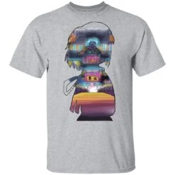 Spirited Away – Sen And The Bathhouse Cutout Colorful T Shirt -Ghibli redirect12212020121219 8