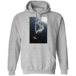 Spirited Away Haku And Chihiro Under Water Fanart Hoodie -Ghibli redirect12252021071203 9